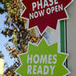 New home development advertising signs